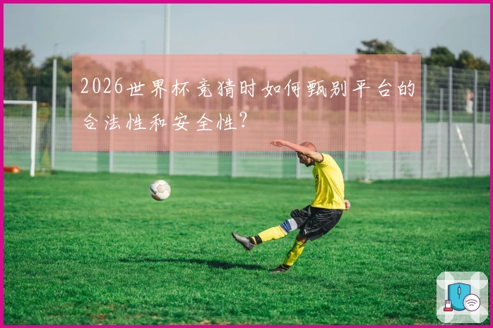 2026世界杯竞猜时如何甄别平台的合法性和安全性？